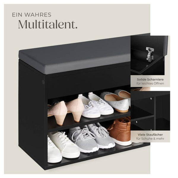Schuhbank Natalya schwarz