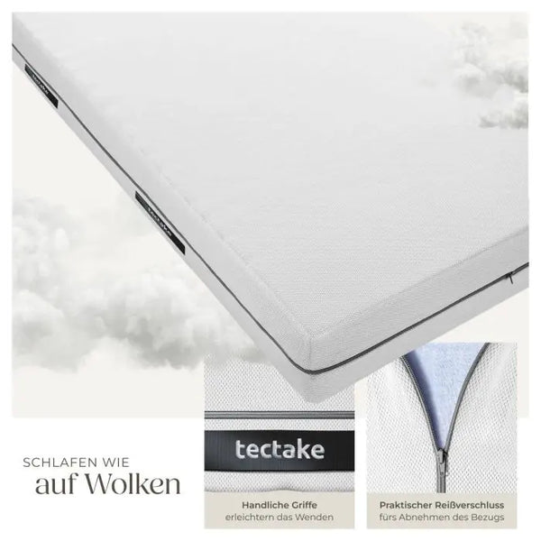 Matratze Sky 2in1 Härtegrad H2 und H3 weiss 140 x 200 cm
