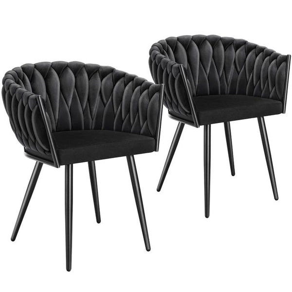 Esszimmerstuhl Astano schwarz 2er Set
