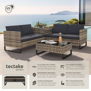 Rattanlounge Ostuni - natur