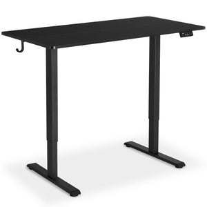 Elektrisch höhenverstellbarer Schreibtisch Loki schwarz 120 x 60 cm