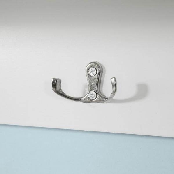 Wandgarderobe Kleiderhaken Flurgarderobe Weiss-Hellgrau