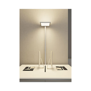 CONTINI LED Büro-Stehleuchte Morelux dimmbar silber