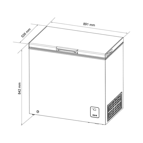 Kibernetik FSP Gefriertruhe 200L
