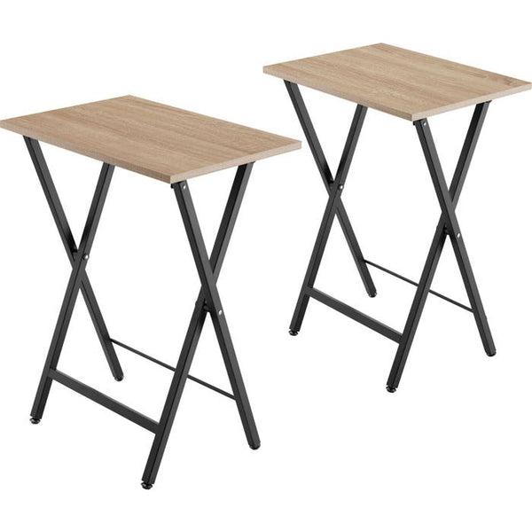 2er Set Beistelltische Phoenix Industrial Holz hell, Eiche Sonoma