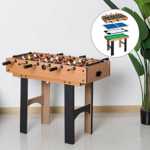 4 in 1 Multi Spieltisch Tischfussball, Tischtennis, Hockey und Billard