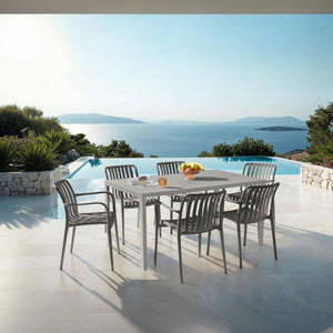 Gartenstühle Alcudia anthrazit 6er Set
