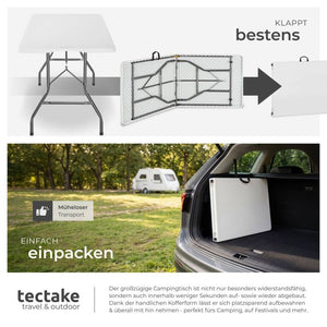 Campingtisch Panja weiss