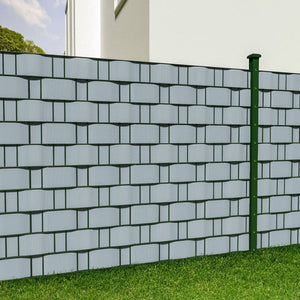 PVC privacy film, grey, 35m