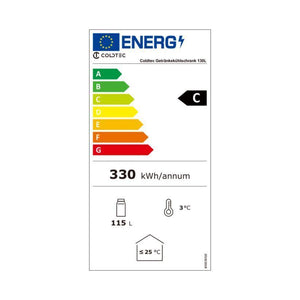 Coldtec Getränkekühlschrank 130L