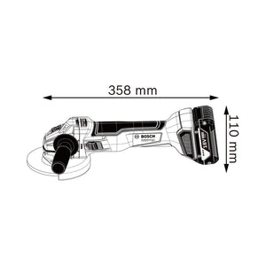 Bosch GWS18-10 L-Boxx Clic&Go Winkelschleifer