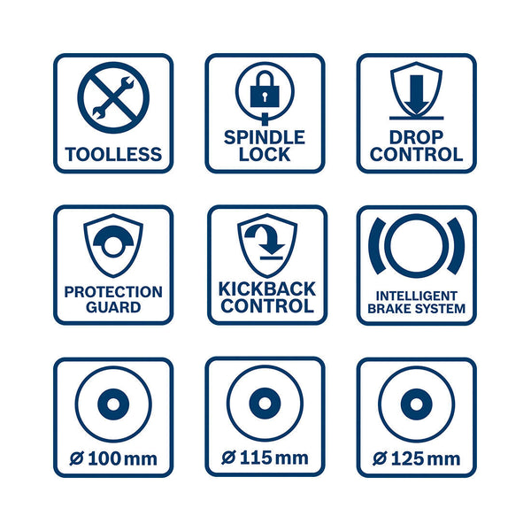 Bosch GWS18-10 L-Boxx Clic&Go Winkelschleifer