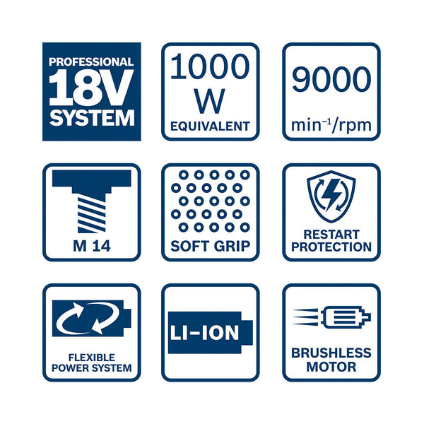 Bosch GWS18-10 L-Boxx Clic&Go Winkelschleifer