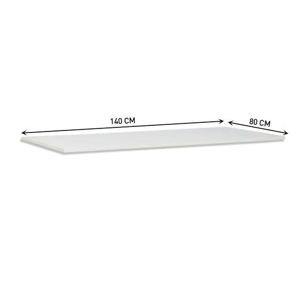 Plateau de table Contini rectangulaire gris 1,4 x 0,80 m