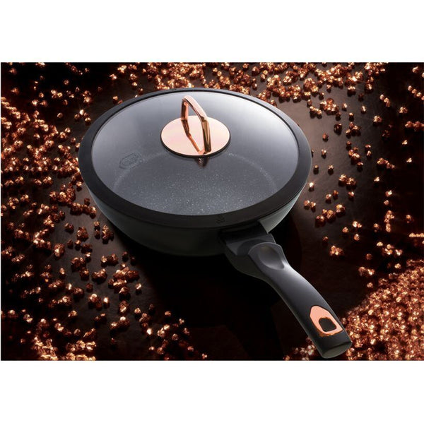Berlinger Haus Ensemble de 10 pièces d'ustensiles de cuisine à revêtement marbré (Rose noire)