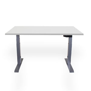 Bureau Contini réglable en hauteur 1,8 x 0,8 m gris / cadre gris RAL 7045
