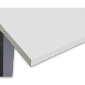 Bureau Contini réglable en hauteur 1,8 x 0,8 m gris / cadre gris RAL 7045