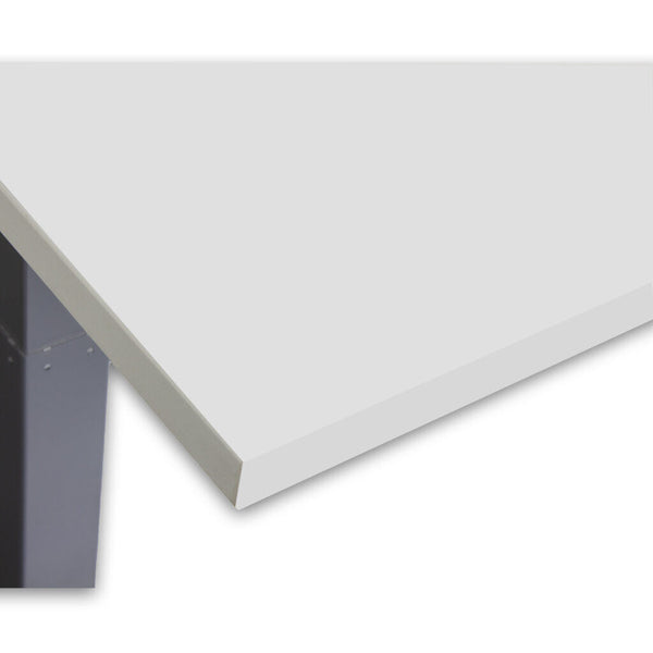 Bureau Contini réglable en hauteur 1,8 x 0,8 m gris / cadre gris RAL 7045