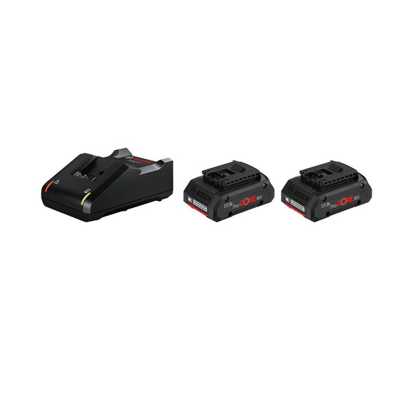 Bosch Starter-Set ProCore18V, 2x 4.0Ah + GAL 18V-40 Professional (1600A01BA3)