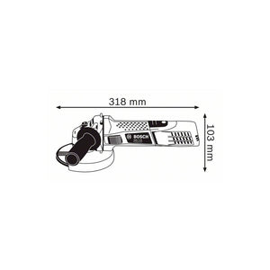 Bosch Winkelschleifer GWS 7-115 Koffer CH, 720 W