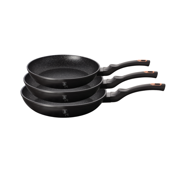Set di padelle Berlinger Haus Ø 20/24/28cm Black Rose Edition