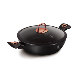 Berlinger Haus casseruola con coperchio 3,8L Ø 28cm Black Rose Edition