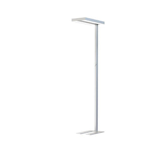 Contini LED Büro-Stehleuchte dimmbar silber