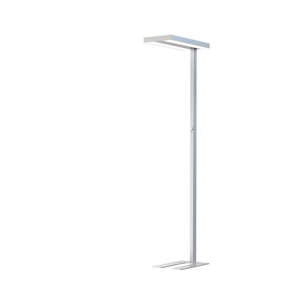 Contini LED Büro-Stehleuchte dimmbar silber
