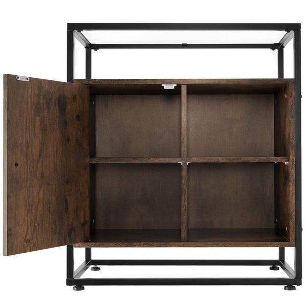 Kommode Conventry 70x38x80,5cm Industrial dunkelbraun