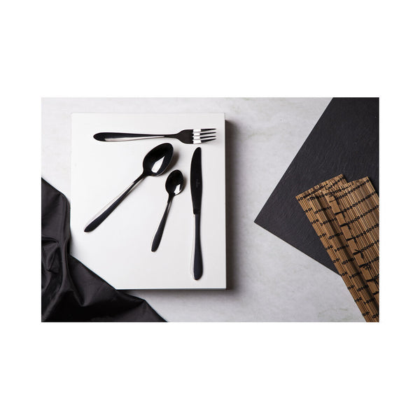 Berlinger Haus 24-teiliges Besteck-Set schwarz