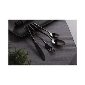 Berlinger Haus 24-teiliges Besteck-Set schwarz