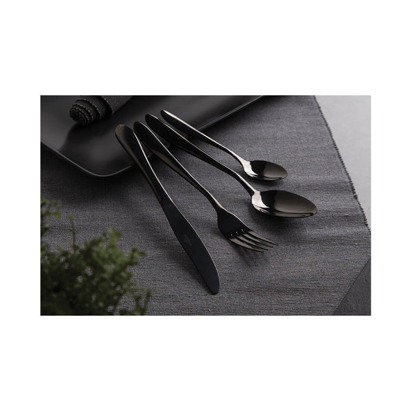 Berlinger Haus 24-teiliges Besteck-Set schwarz