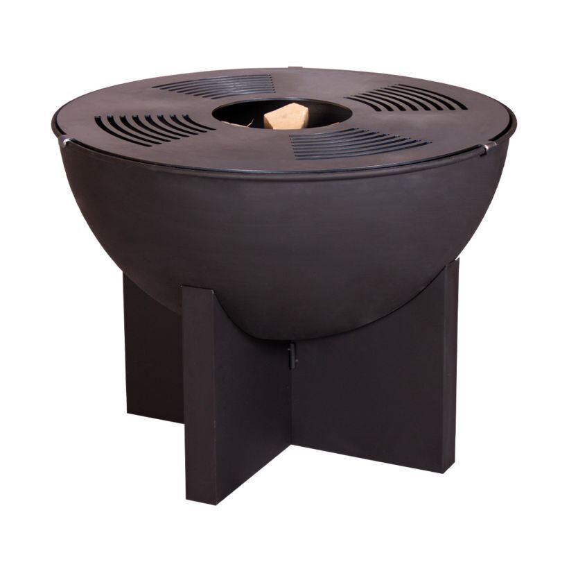 Braciere Mr. Grill con base a croce e anello per griglia 