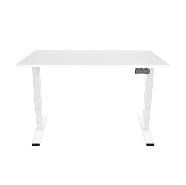 Bureau Contini réglable en hauteur 1,8 x 0,8 m blanc / cadre