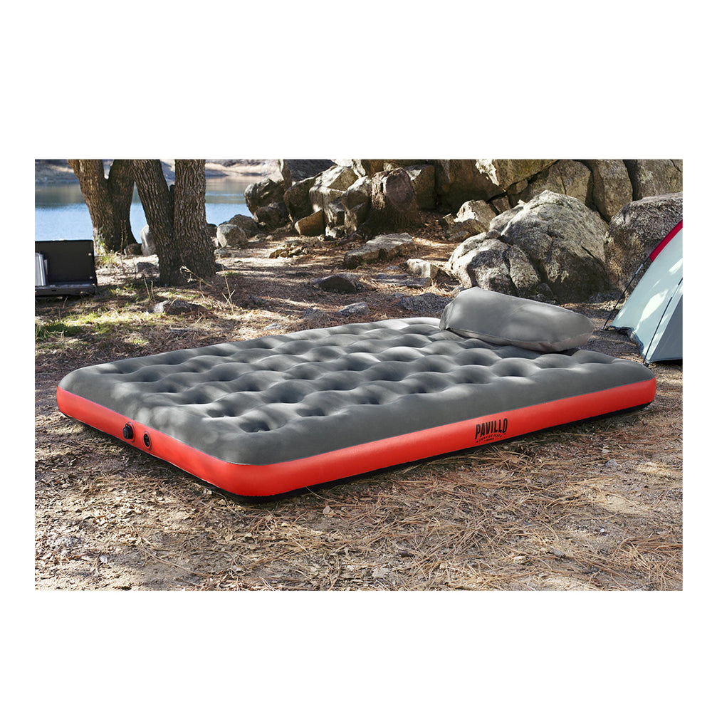 Materasso ad aria Bestway Pavillo con cuscino, pompa, roll & relax 203x152x22cm