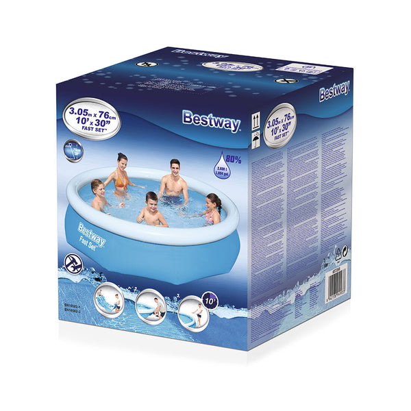 Piscina rotonda Bestway Fast Set senza pompa 305x76cm