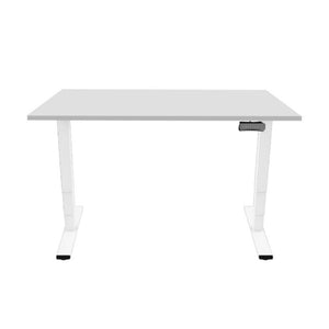 Bureau Contini réglable en hauteur 1,6 x 0,8 m gris / cadre