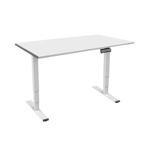Bureau Contini réglable en hauteur 1,6 x 0,8 m gris / cadre