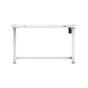Scrivania da ufficio regolabile in altezza Contini 1,2x0,6m vetro bianco Arb 