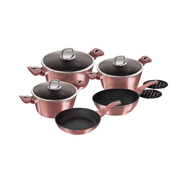 Batterie de cuisine 10 pièces Berlinger Haus Collection I-Rose