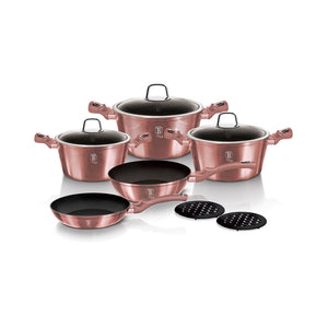 Batterie de cuisine 10 pièces Berlinger Haus Collection I-Rose