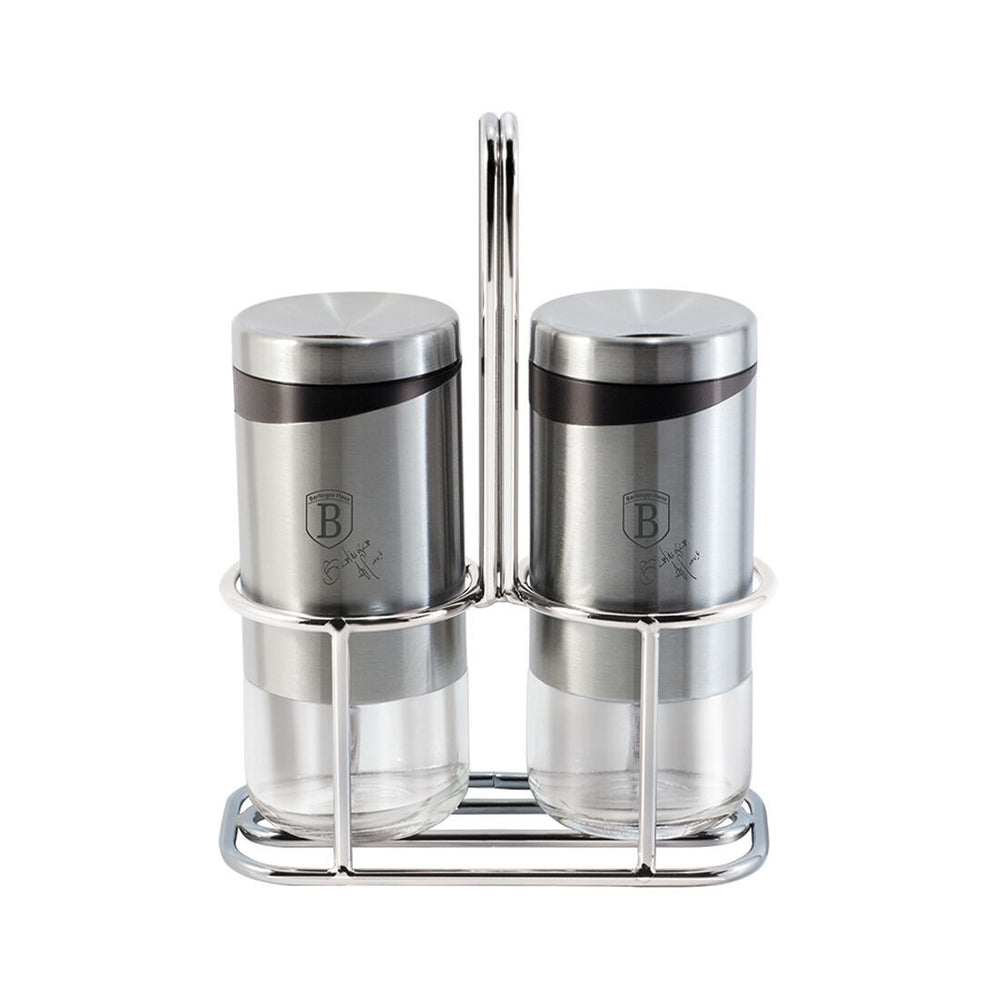 Set di saliera e pepiera Berlinger Haus, acciaio cromato