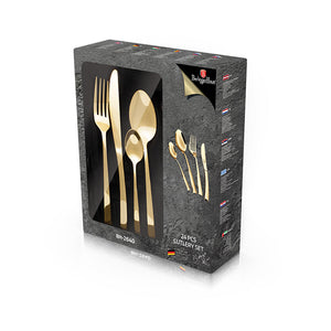 Berlinger Haus 24 teiliges Besteck-Set Champagne
