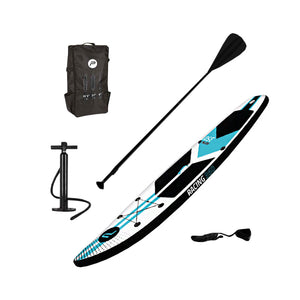 PURE iSUP Racing 350x79x15 cm türkis/schwarz