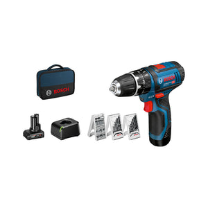 Bosch GSB 12V-15 Akku-Schlagbohrschrauber-Set mit Tasche