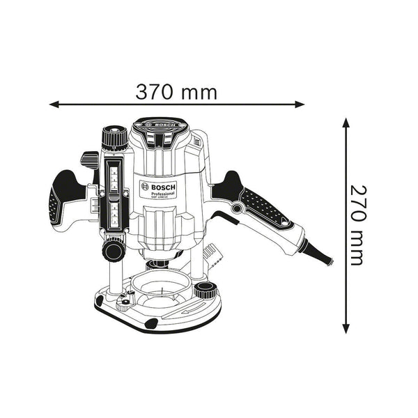 Bosch GOF 1250 CE Oberfräse inkl. Koffer