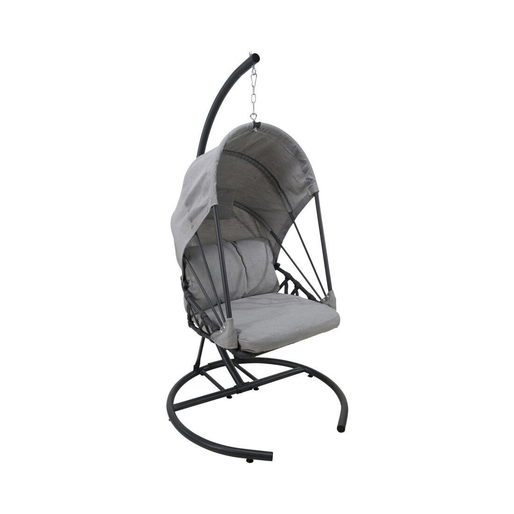 Poltrona sospesa FS-STAR con cuscino 100x120x195cm grigio
