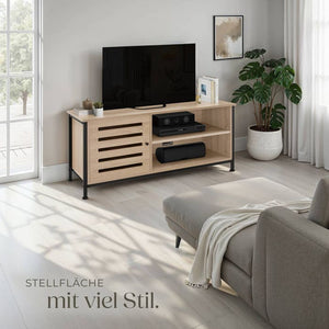 TV-Board Galway Industrial Holz hell, Eiche Sonoma