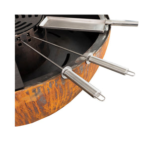 Mr. Grill Feuerschale mit Grillring und Zubehör