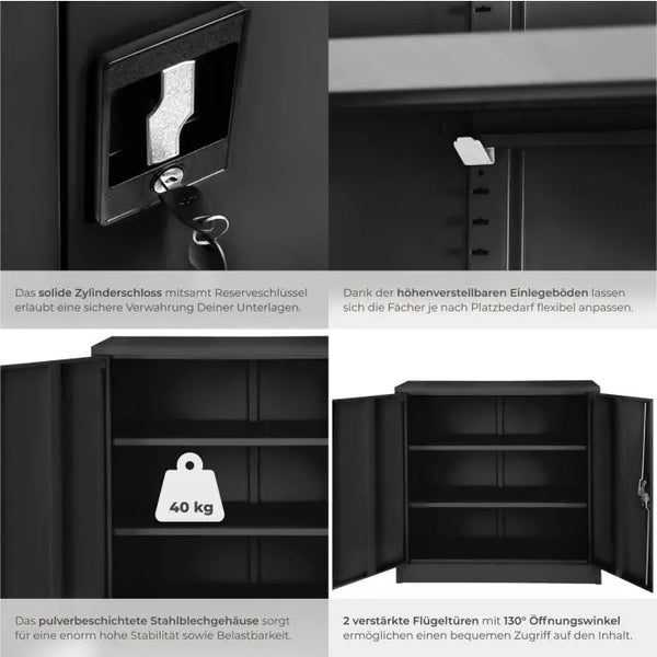 Aktenschrank schwarz
